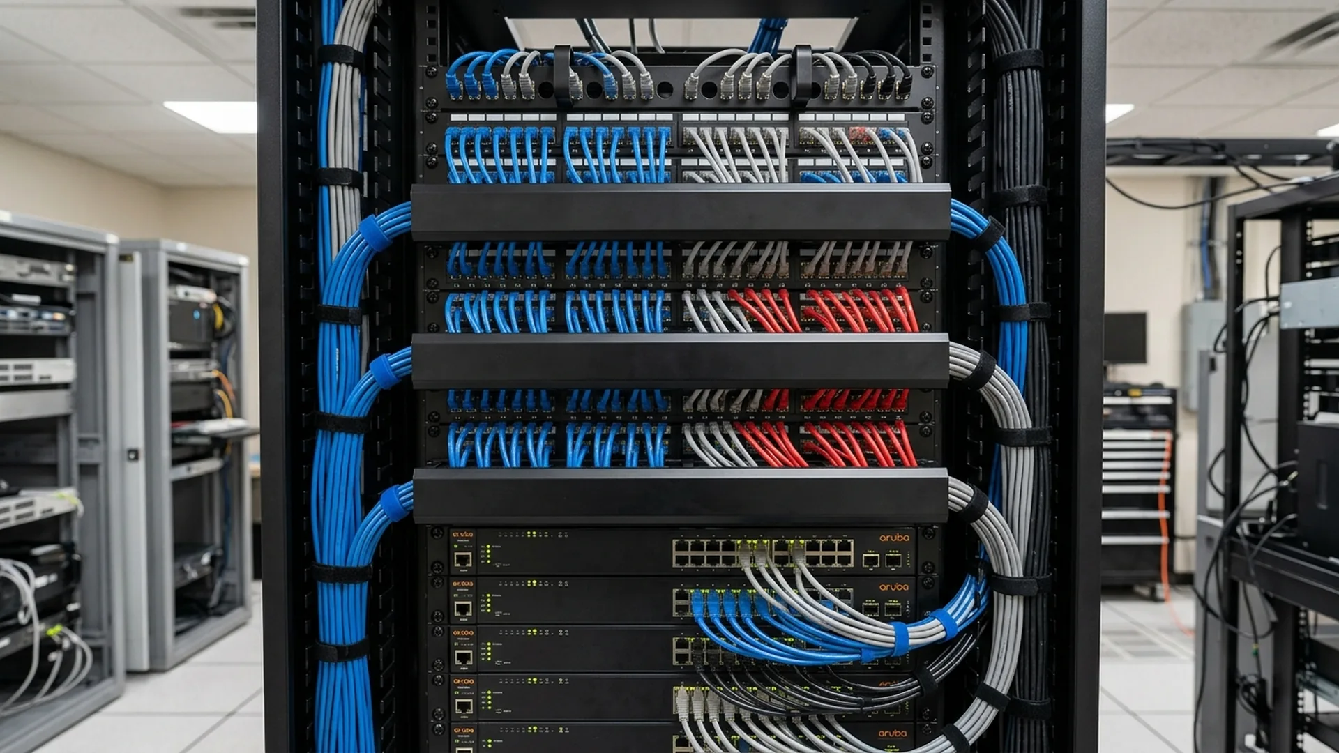 Network Rack Remediation After Water Damage for Liverpool Girls High School