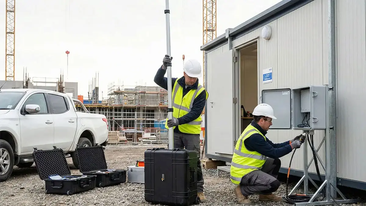 Rapid technology deployment on construction site