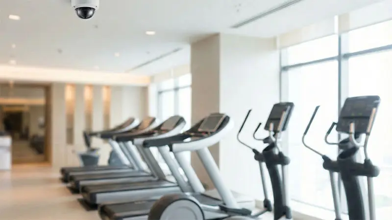 Gym CCTV monitoring