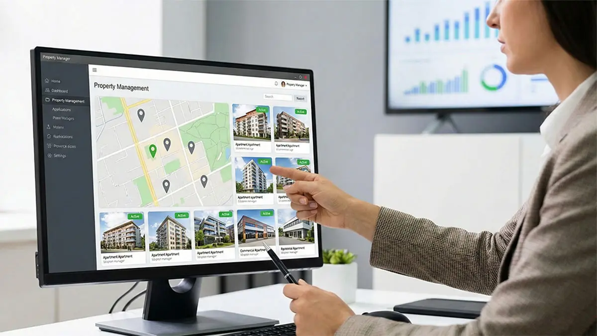 Multi-site property management dashboard
