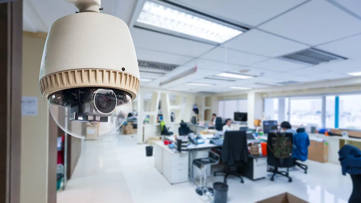 Safe workplace with security coverage