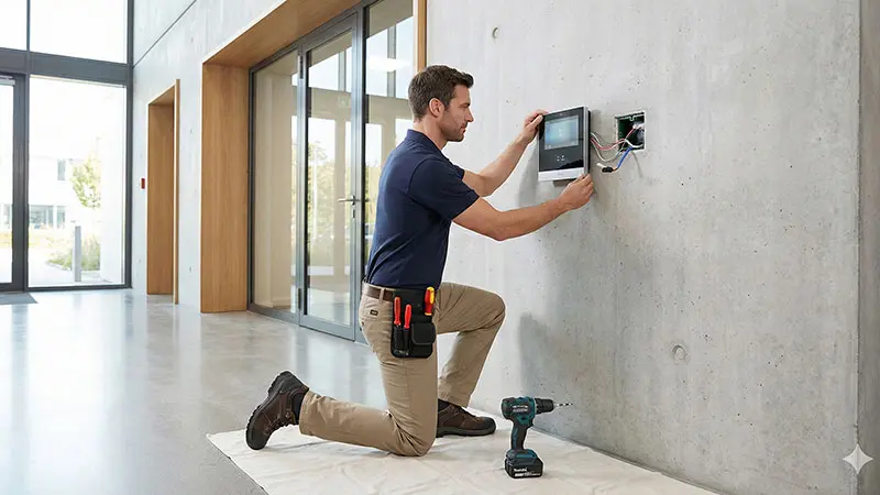 Expandable intercom system diagram