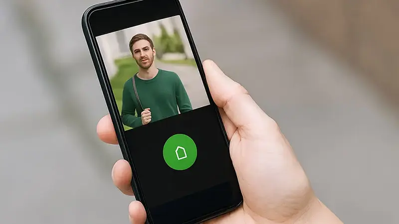 Mobile app door release