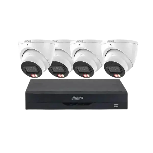 Dahua 8MP 4K CCTV kit, 4 cameras and a recorder