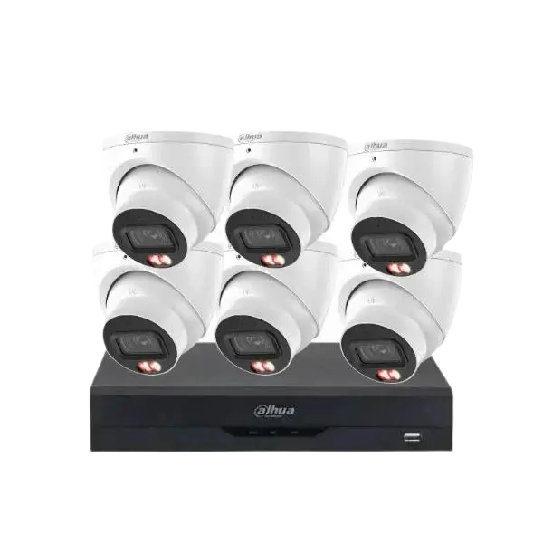 Dahua 8MP 4K CCTV kit, 6 cameras and a recorder