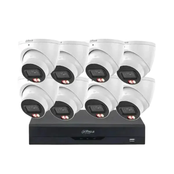 Dahua 8MP 4K CCTV kit, 8 cameras and a recorder