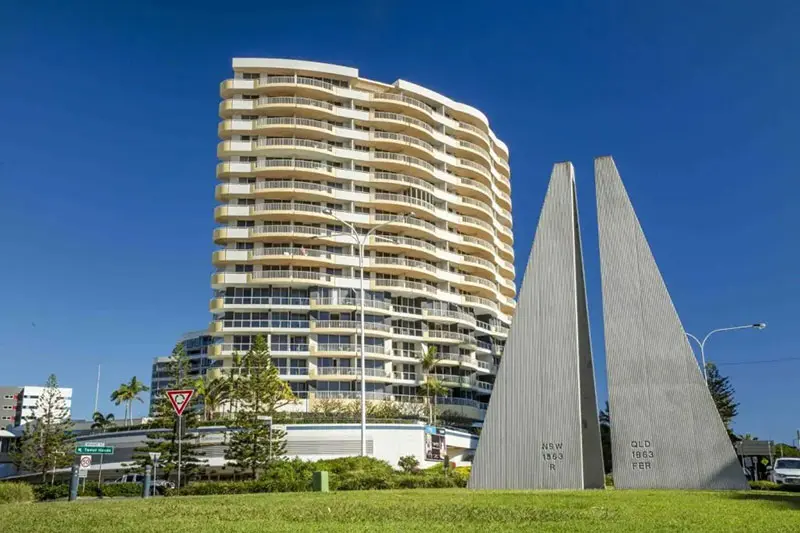 Tweed Heads NSW and QLD border