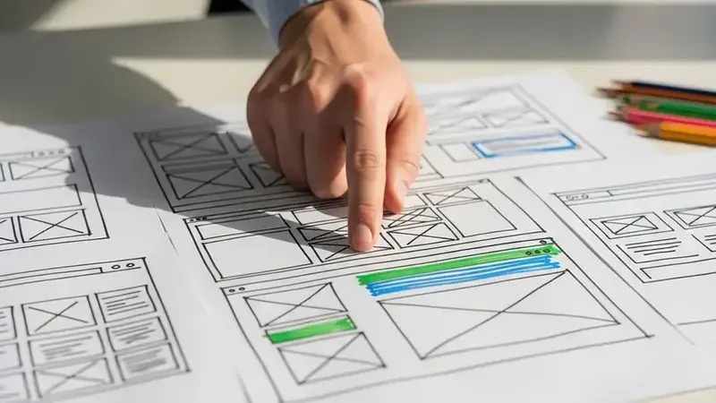 Engagement-focused page layouts and design